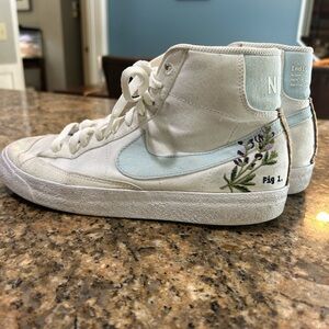 Nike blazer mid 77 indigo sneakers